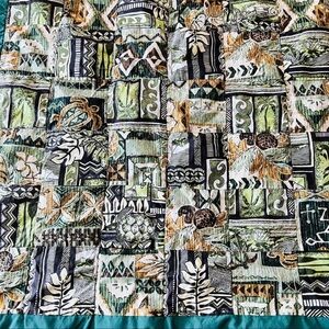 35”x36” Handmade Quilted Throw, Wall hanging Quilt, picnic quilt.